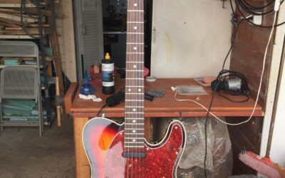 Double bound tele style guitar